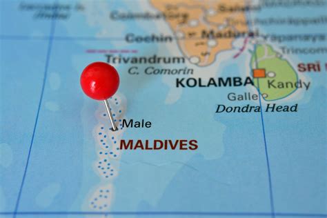 Maldives On A World Map Viola Jessamyn