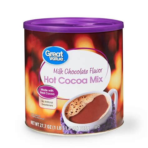 Great Value Milk Chocolate Hot Cocoa Mix 27 Oz