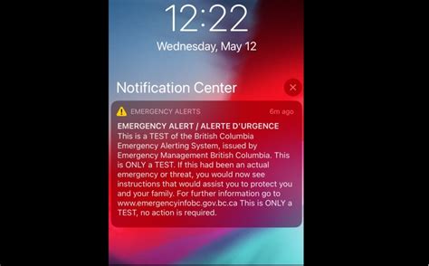 Accidental BC Alert System Due To Human Error North Shore News