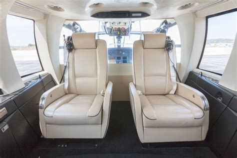 Luxurious Helicopter Interiors