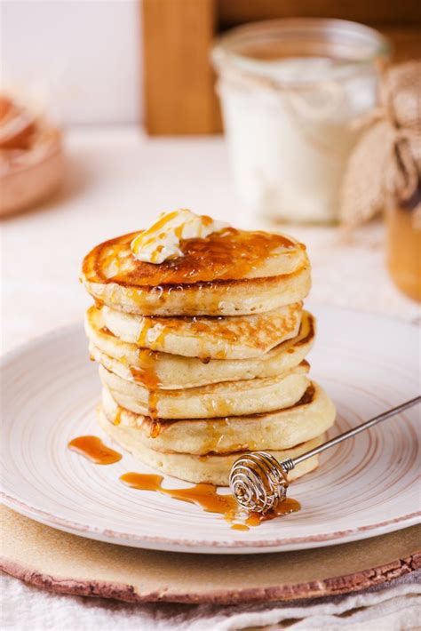 Make Fluffy Yogurt Pancakes For Breakfast Tomorrow Pancake Recipe With