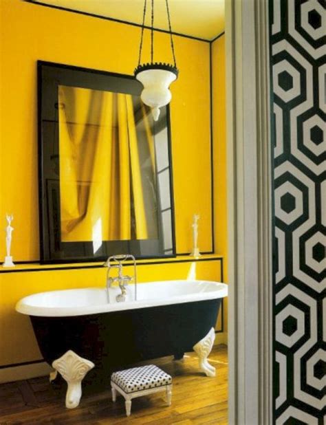 Beautiful Yellow And White Bathroom Ideas 23 Yellow Bathroom Decor