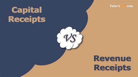 9 Major Differences Between Capital And Revenue Receipts In Hindi