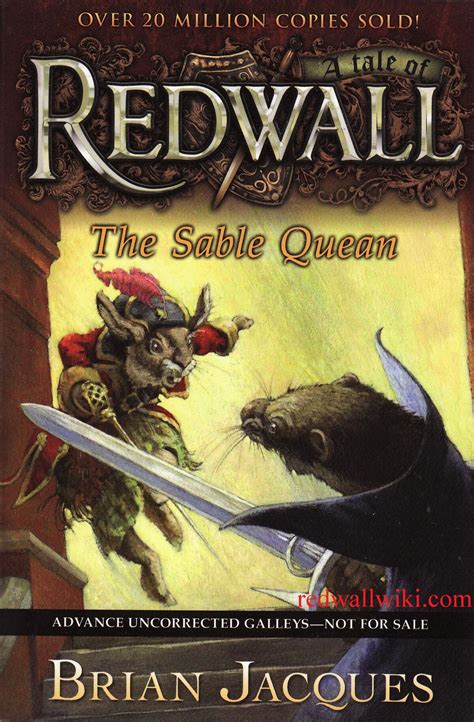 User Bloglordtbtnewsthe Sable Quean Reviewed By The Redwall Wiki