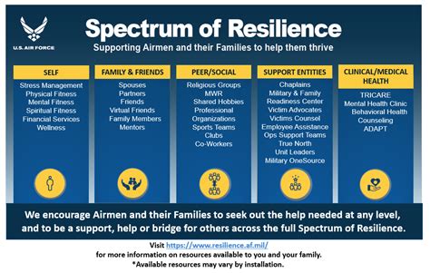 AF Spectrum of Resilience Graphic