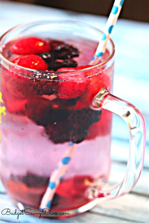 Summer Berry Water Recipe Budget Savvy Diva