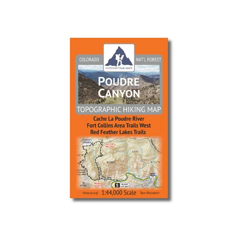 Outdoor Trail Maps Poudre Canyon Map Feral