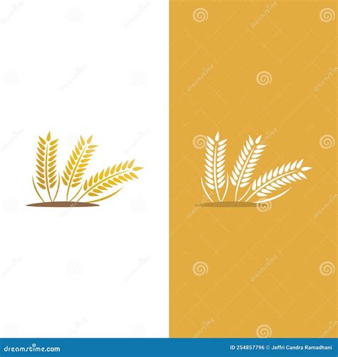 Agriculture Wheat Vector Stock Vector Illustration Of Vector 254857796