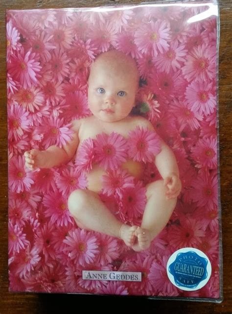 Anne Geddes Pink Flowers Baby Photo Scrapbook Album