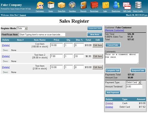 Not too many enterprise level options for inventory management in open source domain. 10 Open Source Point of Sale Systems for Linux | Linux.com | The source for Linux information