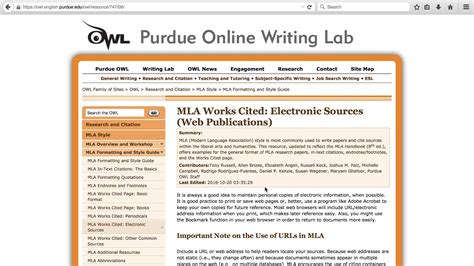 Owl is a free online writing lab that helps users around the world find information to assist them with many writing projects. Purdue OWL - YouTube
