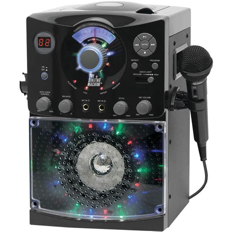 The Singing Machine Sml385 Sound And Light Show Karaoke System Black