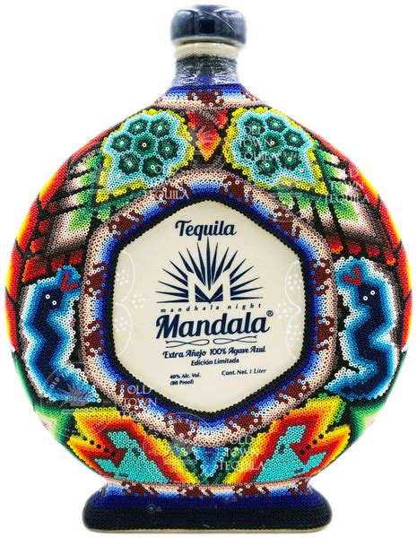 Tequila Mandala Extra Anejo Chaquira Art Limited Edition Old Town Tequila