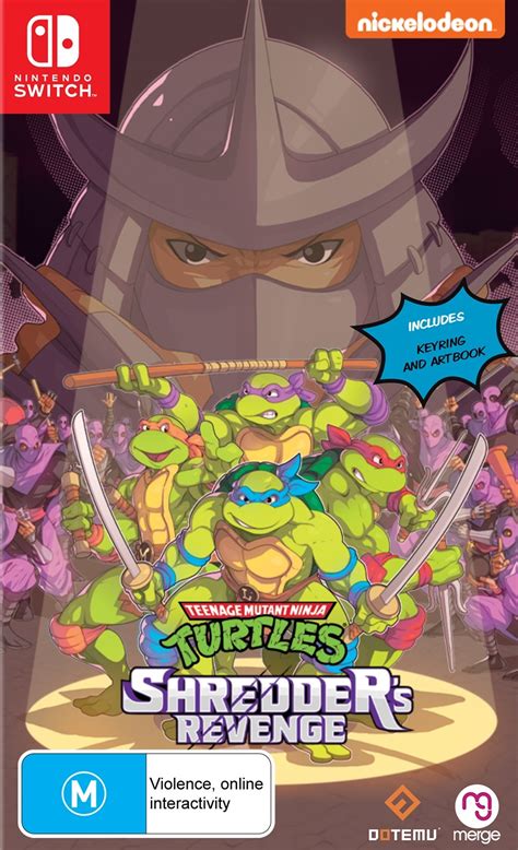 teenage mutant ninja turtles shredder s revenge switch in stock buy now at mighty ape nz