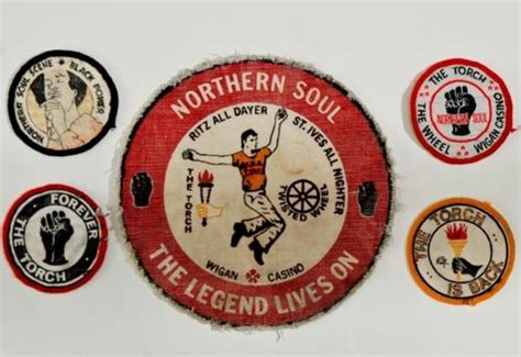 Northern Soul Badges Possibly 1970s Northern Soul Wigan Soul Patch