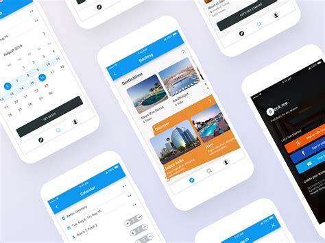 Are you planning to immerse in the hotel business? Hotel Booking app for Mobile UI