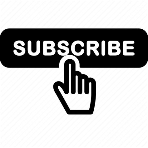 Black Subscribe Button Png Png Image Collection