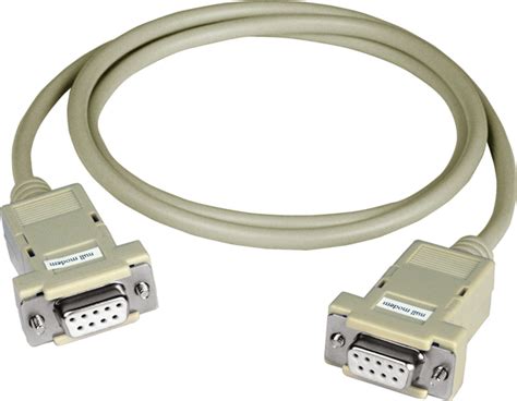 Nm 220 Null Modem Cable Db9 Female To Db9 Female 6 Ft
