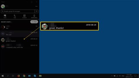 How To Use Skypes Split View Mode In Windows 10