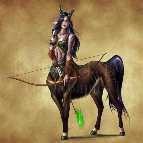 Endless Realms Bestiary Centaur By Jocarra Centaur Fantasy Creatures Female Centaur