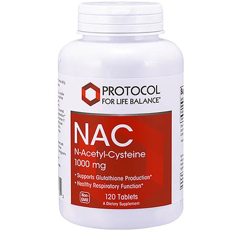 NAC 1000mg - 120 tablets - Spectrum Supplements