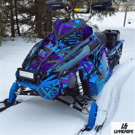 Here's 10 custom graphics you can add to your dirt bike or atv: Cool snowmobile wrap! #snowmobile | Atv, dirt bike ...