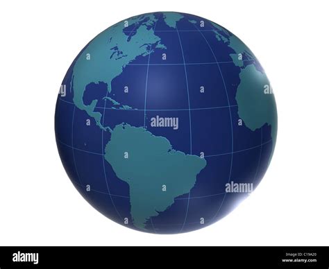 3d Rendering Of World Globe Stock Photo Alamy