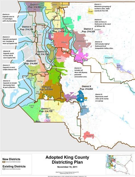 King County Council Districting Committee Approves New Boundaries