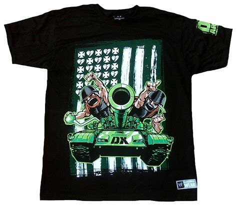 Rare Official Wwe Dx Army D Generation X Rocker T Shirt 23202