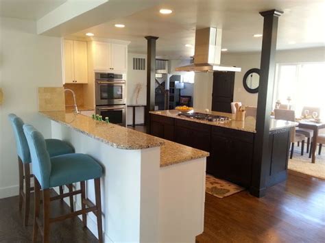 This measurement is based on an average bathroom counter. By removing the top half of the wall between the kitchen ...