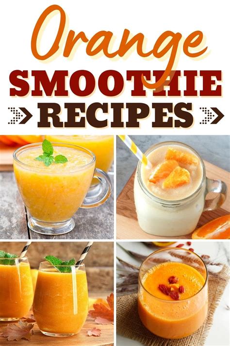 10 Refreshing Orange Smoothie Recipes Insanely Good