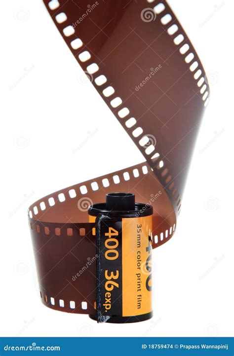 35mm Classic Negative Film Roll Isolated Stock Images Image 18759474