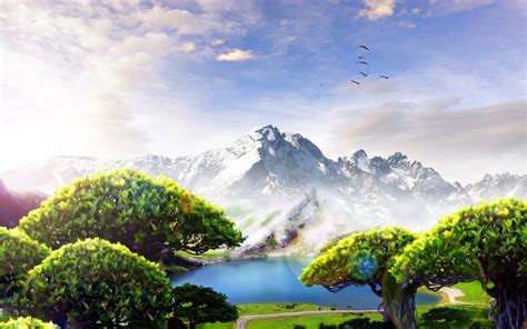 30 Beautiful Anime Landscape Wallpapers 4k Ultra Hd