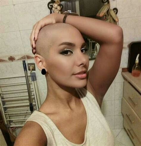 tumblr bald women shaved head women bald girl