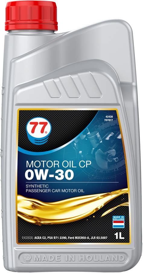 77 Lubricants Motor Oil Cp 0w 30 Motorolie 1 Lt Olievoordeelshopnl