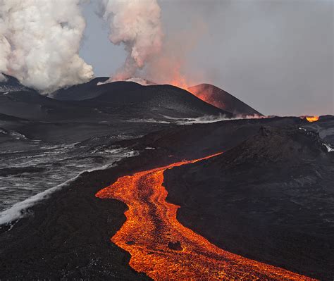 Tolbachik Volcano Erupting Kamchatka Photograph By Sergey Gorshkov