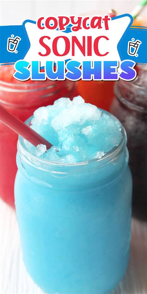 Copycat Sonic Slush | Slush recipes, Sonic slush recipe, Slushie recipe