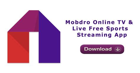 Live sport streams all around the world! Mobdro App: Free Video Streams and Online TV App - Mobdro Apk