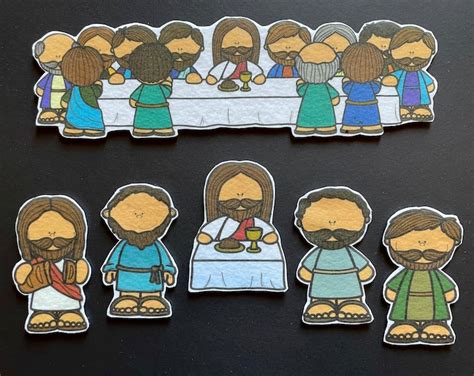 The Last Supper Bible Story Felt Pieces Flannel Board Pieces