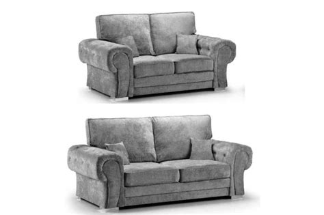 Verona High Back Grey Fabric 32 Seater Sofa Set Furnitureinstore