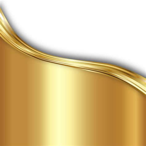 Abstract Gold Wave Vector Png Wallpaper Png