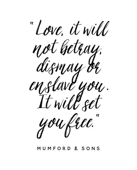 8x10 Printable Wall Art Mumford And Sons Quote Instant Etsy Son Love