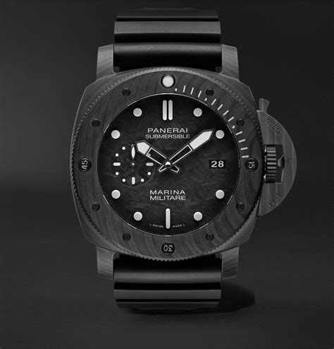 Panerai Submersible Marina Militare Automatic 47mm Carbotech And