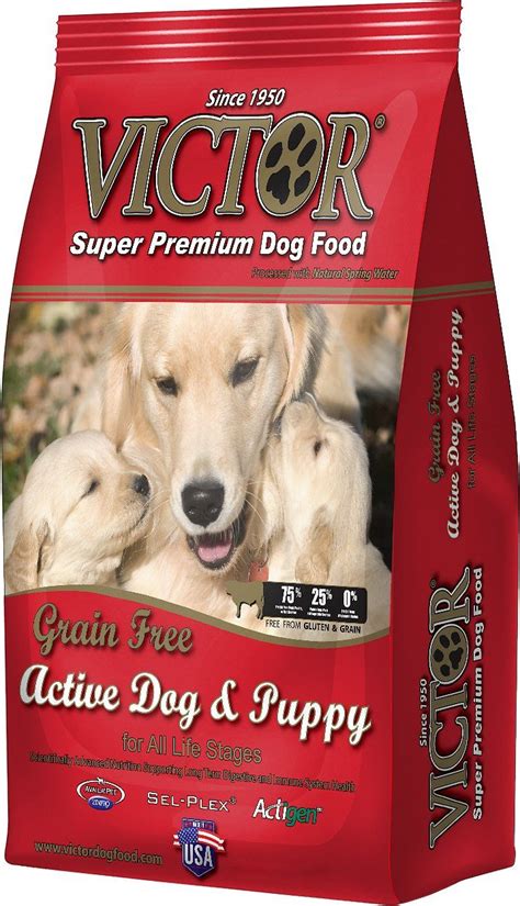 Victor Purpose Active Dog And Puppy Formula Grain Free Dry Dog Food 30