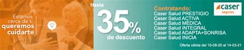 Especialmente pensado para personas jóvenes, activas y saludables. CASER
