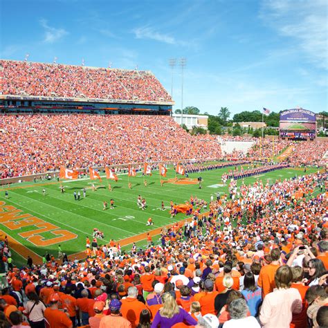 Clemson Football Field Seating Chart Elcho Table