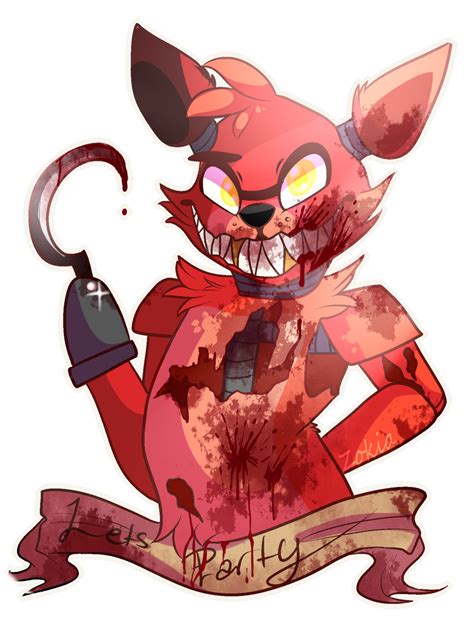 Five Nights At Freddy Foxy By Zokia On Deviantart