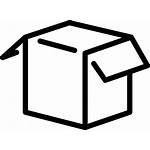 Box Open Colorear Para Caja Icon Svg