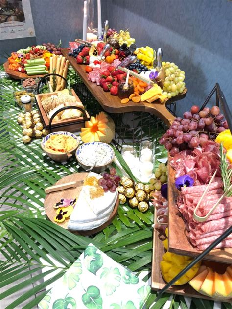 Tropical Grazing Table Bridal Shower Appetizers Grazing Tables