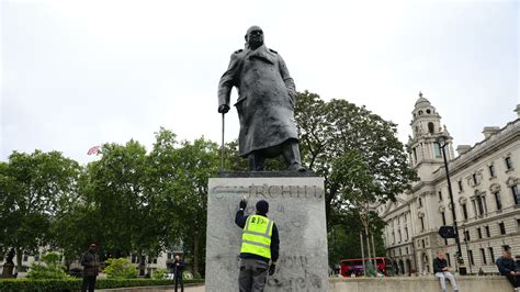 In Pictures Winston Churchill Statue At Centre Of Protests Over The Years
